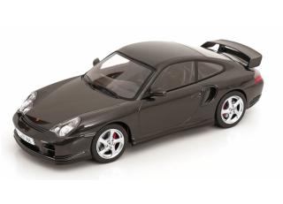 Porsche 911 (996) GT2 2001 schwarz-metallic KK-Scale 1:18 Metallmodell (Türen, Motorhaube... nicht zu öffnen!)