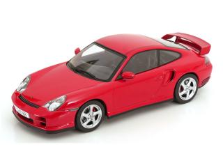Porsche 911 (996) GT2 2001 rot KK-Scale 1:18 Metallmodell (Türen, Motorhaube... nicht zu öffnen!)