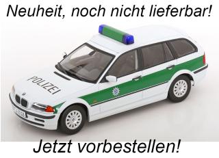 BMW 3er E46 Touring 1999 Polizei KK-Scale 1:18 Metallmodell (Türen, Motorhaube... nicht zu öffnen!) Lieferbar ab September 2025