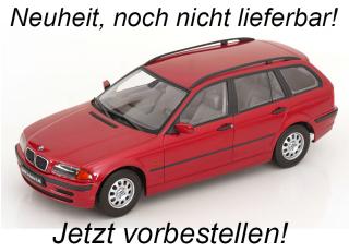 BMW 3er E46 Touring 1999 rotmetallic KK-Scale 1:18 Metallmodell (Türen, Motorhaube... nicht zu öffnen!) Available from mid November 2025