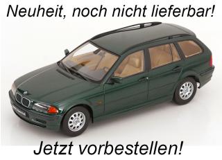 BMW 3er E46 Touring 1999 dunkelgrün-metallic KK-Scale 1:18 Metallmodell (Türen, Motorhaube... nicht zu öffnen!) Lieferbar ab Mitte November 2025