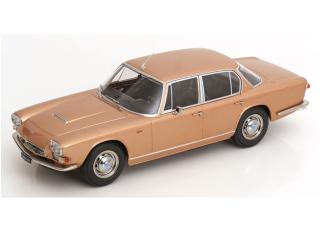 Maserati Quattroporte I 1965 goldmetallic KK-Scale 1:18 Metallmodell (Türen, Motorhaube... nicht zu öffnen!)