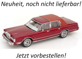 Lincoln Town Car 1985 rotmetallic aus dem Film "Gefährliche Brandung" KK-Scale 1:18 Metallmodell (Türen, Motorhaube... nicht zu öffnen!) Lieferbar ab November 2026