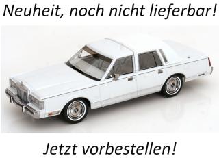 Lincoln Town Car 1985 weiß aus der TV-Serie "Miami Vice"  KK-Scale 1:18 Metallmodell (Türen, Motorhaube... nicht zu öffnen!) Disponible à partir de novembre 2026