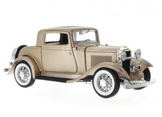 Ford 3-Window Coupe gold 1932 Road Signature 1:18