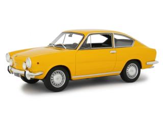 Fiat 850 SPORT COUPÈ 1968 gelb Laudoracing-Models 1:18 Resinemodell (Türen, Motorhaube... nicht zu öffnen!)