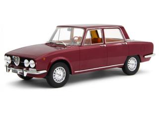 ALFA ROMEO 2000 BERLINA 1971 Rot Laudoracing 1:18 Resinemodell (Türen, Motorhaube... nicht zu öffnen!)