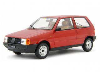 FIAT UNO 45 1983 rot Laudoracing 1:18 Resinemodell (Türen, Motorhaube... nicht zu öffnen!)