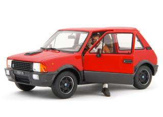 Innocenti De Tomaso Turbo 1983 Rosso & Jerry Calà (Billo)  Laudoracing 1:18 Resinemodell (Türen, Motorhaube... nicht zu öffnen!)