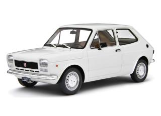 Fiat 127 1° Serie 1972 3 Porte Bianco Laudoracing 1:18 Resinemodell (Türen, Motorhaube... nicht zu öffnen!)