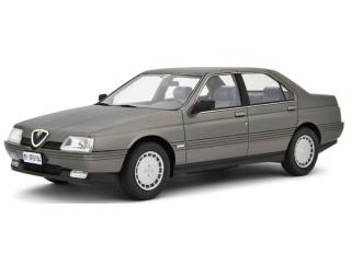 Alfa Romeo 164 2.0 Twin Spark 1987 Grigio metallizzato Laudoracing 1:18 Resinemodell (Türen, Motorhaube... nicht zu öffnen!)