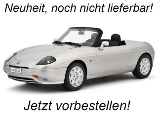 Fiat Barchetta 1995 Grigio Steel Met. Laudoracing 1:18 Resinemodell (Türen, Motorhaube... nicht zu öffnen!)<br> Liefertermin nicht bekannt (nicht vor 3. Quartal 2025)