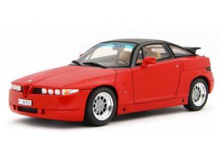 Alfa Romeo SZ (Es 30) 1989 ROSSO ALFA Laudoracing 1:18 Resinemodell (Türen, Motorhaube... nicht zu öffnen!)