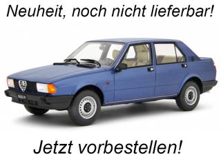 Alfa Romeo Giulietta 1.6 - 1.8 1980 Blu Pervinca Laudoracing 1:18 Resinemodell (Türen, Motorhaube... nicht zu öffnen!)<br> Liefertermin nicht bekannt (nicht vor 3. Quartal 2025)