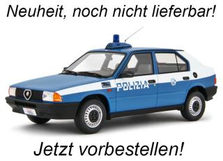 Alfa Romeo 33 1.5 Q.V. 1985 Polizia Blu Laudoracing 1:18 Resinemodell (Türen, Motorhaube... nicht zu öffnen!) Liefertermin nicht bekannt (nicht vor 4. Quartal 2025)