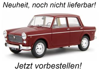 Fiat 1100D 1962-66 Rosso amaranto Laudoracing 1:18 Resinemodell (Türen, Motorhaube... nicht zu öffnen!) Date de parution inconnue (pas avant mars 2026)