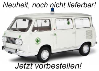 Fiat 850 Familiare Ambulanza 1965-76 Laudoracing 1:18 Resinemodell (Türen, Motorhaube... nicht zu öffnen!) Date de parution inconnue (pas avant mars 2026)