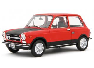 Autobianchi A112 Abarth 58HP 1°Serie 1971 Rosso  Laudoracing 1:18 Resinemodell (Türen, Motorhaube... nicht zu öffnen!)