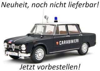 Alfa Romeo Giulia Super 1969 Carabinieri BLU OLANDESE Laudoracing 1:18 Resinemodell (Türen, Motorhaube... nicht zu öffnen!) Liefertermin nicht bekannt (nicht vor 2. Quartal 2026)