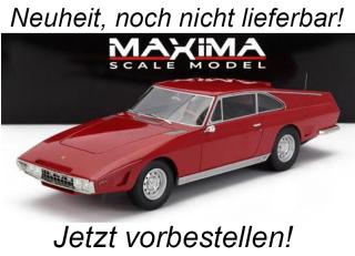 FERRARI 330GT 2+2 NAVARRO SPECIAL 1966 - RED Maxima Scale Model Resinemodell (Türen, Motorhaube... nicht zu öffnen!) 1;18 Liefertermin nicht bekannt