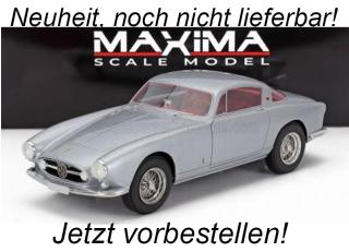 FERRARI 250 EUROPA GT COUPE S2 PININFARINA sn0407GT 1955 - SILVER Maxima Scale Model Resinemodell (Türen, Motorhaube... nicht zu öffnen!) 1;18  Availability unknown