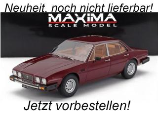 DeTomaso DEAUVILLE 1978 - RED MET. Maxima Scale Model Resinemodell (Türen, Motorhaube... nicht zu öffnen!) 1;18<br> Liefertermin nicht bekannt