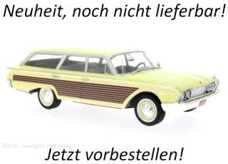 Ford LTD Country Squire, hellgelb, 1960 MCG 1:18 Metallmodell, Türen und Hauben nicht zu öffnen Lieferbar ab März 2026