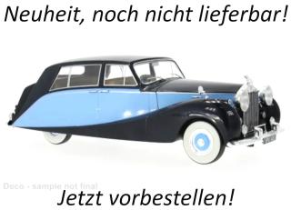 Rolls Royce Silver Wraith Empress by Hooper, schwarz/hellblau, 1956 MCG 1:18 Metallmodell, Türen und Hauben nicht zu öffnen Date de parution inconnue
