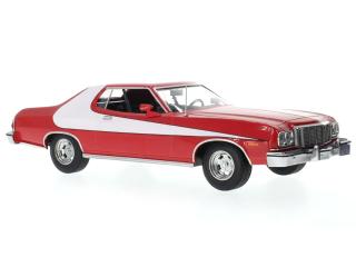 Ford Gran Torino, rot/weiss, 1975 MCG 1:18 Metallmodell, Türen und Hauben nicht zu öffnen  Availability unknown