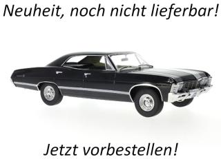 Chevrolet Impala, schwarz, 1967 MCG 1:18 Metallmodell, Türen und Hauben nicht zu öffnen  Date de parution inconnue