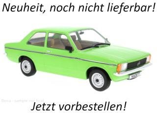 Opel Kadett C2, hellgrün, 1977 MCG 1:18 Metallmodell, Türen und Hauben nicht zu öffnen Date de parution inconnue