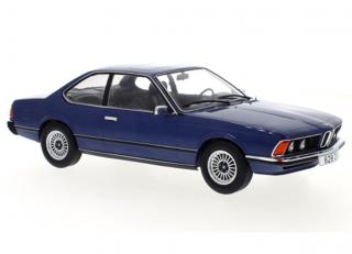 BMW 6er (E24), metallic-dunkelblau, 1976 MCG 1:18 Metallmodell, Türen und Hauben nicht zu öffnen
