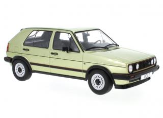 VW Golf II GTI, metallic-hellgrün, 1984 5-trg. MCG 1:18 Metallmodell, Türen und Hauben nicht zu öffnen