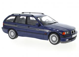 BMW Alpina B3 3.2 Touring, metallic-blau, 1995 Basis: E36 MCG 1:18 Metallmodell, Türen und Hauben nicht zu öffnen