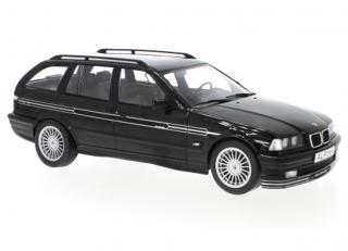 BMW Alpina B3 3.2 Touring, metallic-schwarz, 1995 Basis: E36 MCG 1:18 Metallmodell, Türen und Hauben nicht zu öffnen