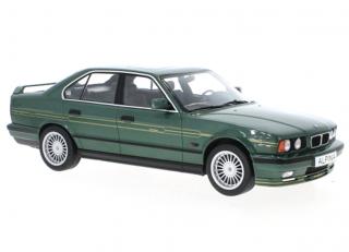 BMW Alpina B10 4,6, metallic-dunkelgrün/Dekor, 1994 MCG 1:18 Metallmodell, Türen und Hauben nicht zu öffnen