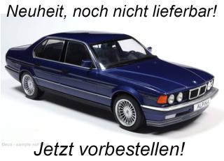 BMW Alpina B11 3,5, dunkelblau, 1992 MCG 1:18 Metallmodell, Türen und Hauben nicht zu öffnen Liefertermin nicht bekannt
