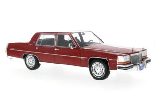 Cadillac Fleetwood Brougham, metallic-dunkelrot, 1982 MCG 1:18 Metallmodell, Türen und Hauben nicht zu öffnen