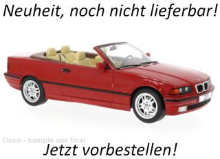 BMW 3er (E36) Cabriolet, rot, 1996 MCG 1:18 Metallmodell, Türen und Hauben nicht zu öffnen Availability unknown