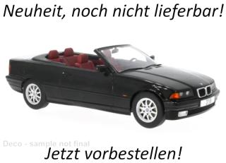 BMW 3er (E36) Cabriolet, schwarz, 1996 MCG 1:18 Metallmodell, Türen und Hauben nicht zu öffnen  Liefertermin nicht bekannt