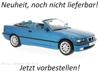 BMW 3er (E36) Cabriolet, türkis, 1996 MCG 1:18 Metallmodell, Türen und Hauben nicht zu öffnen Availability unknown