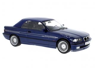 BMW Alpina B3 3.2 Cabriolet, metallic-blau, Basis: E36, 1996 MCG 1:18 Metallmodell, Türen und Hauben nicht zu öffnen