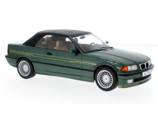 BMW Alpina B3 3.2 Cabriolet, metallic-grün, Basis: E36, 1995 MCG 1:18 Metallmodell, Türen und Hauben nicht zu öffnen