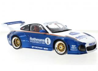 Porsche Old & New 997, weiss/Dekor, Rothmans, 2020 Basis: 911 (997) MCG 1:18 Metallmodell, Türen und Hauben nicht zu öffnen
