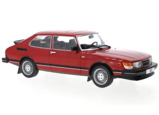 Saab 900 Turbo, rot, 1981 MCG 1:18 Metallmodell, Türen und Hauben nicht zu öffnen