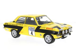 Opel Ascona A, RAC Rally, 1975, #4, W.Röhrl/C.Geistdörfer MCG 1:18 Metallmodell, Türen und Hauben nicht zu öffnen