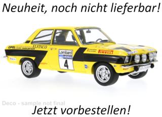 Opel Ascona A, RAC Rally, 1975, #4, W.Röhrl/C.Geistdörfer MCG 1:18 Metallmodell, Türen und Hauben nicht zu öffnen  Liefertermin nicht bekannt