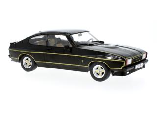 Ford Capri MK II X-Pack, schwarz, 1975 MCG 1:18 Metallmodell, Türen und Hauben nicht zu öffnen