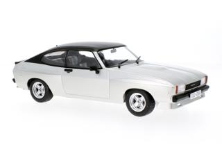 Ford Capri MK II X-Pack, silber/matt-schwarz, 1975 MCG 1:18 Metallmodell, Türen und Hauben nicht zu öffnen