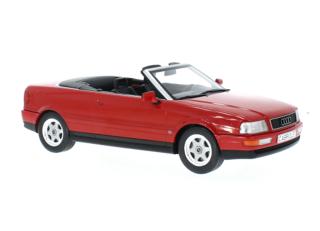 Audi Cabriolet, rot, 1991 MCG 1:18 Metallmodell, Türen und Hauben nicht zu öffnen